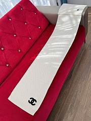 Colestore Chanel Scarf White 35 x 190 cm - 3