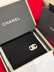 Colestore Chanel Scarf Black 35 x 190 cm  - 5