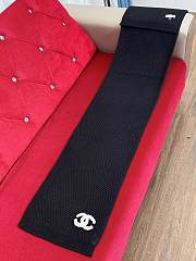Colestore Chanel Scarf Black 35 x 190 cm  - 3