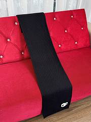 Colestore Chanel Scarf Black 35 x 190 cm  - 2