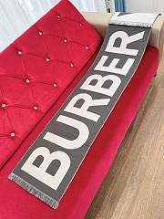 Colestore Burrbery Scarf In Grey/ White 33 x 188 cm - 5