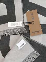 Colestore Burrbery Scarf In Grey/ White 33 x 188 cm - 3
