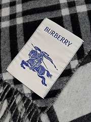 Colestore Burrbery Scarf White Black 168 x 30 cm - 6