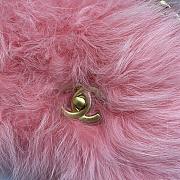 Colestore Chanel Should Bag Fur Pink 15*11*4.5cm - 2