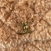 Colestore Chanel Handbag Fur In Brown 26×17×4.5cm - 2