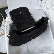 Colestore Chanel Handbag Fur In Black 26×17×4.5cm - 6