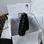 Colestore Chanel Handbag Fur In Black 26×17×4.5cm - 5