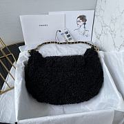 Colestore Chanel Handbag Fur In Black 26×17×4.5cm - 4