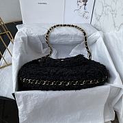 Colestore Chanel Handbag Fur In Black 26×17×4.5cm - 3