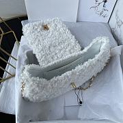 Colestore Chanel Handbag Fur In White 26×17×4.5cm - 4
