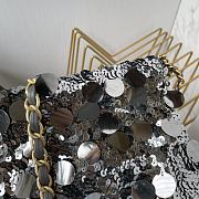 Colestore Chanel Tote Sequins Silver 38*41cm - 5