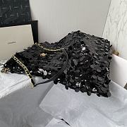 Colestore Chanel Tote Sequins Black 38*41cm - 6