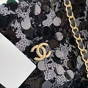 Colestore Chanel Tote Sequins Black 38*41cm - 5
