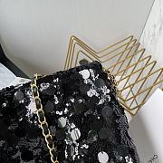 Colestore Chanel Tote Sequins Black 38*41cm - 2