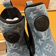Colestore Louis Vuitton LV Logo Boots Denim - 2