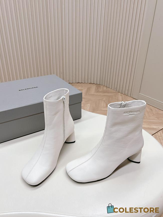 Colestore Balenciaga Boots Leather White  - 1