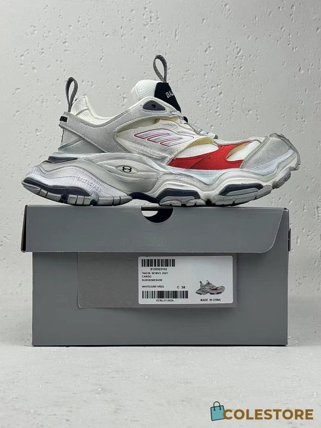Colestore Balenciaga Cargo Sneaker Red 02 - 1