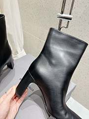 Colestore Balenciaga Pointed Toe High Heel Boot Black - 5
