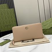 Colestore Gucci Wallet Long Leather Beige19 x 10 x 2.5 cm - 1