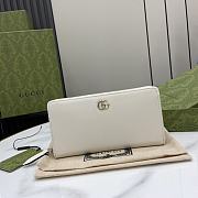 Colestore Gucci Wallet Long Leather White 19 x 10 x 2.5 cm - 1