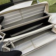 Colestore Gucci Wallet Long Leather White 19 x 10 x 2.5 cm - 6