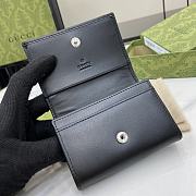 Colestore Gucci Wallet Leather Black 7.5 x 11 x 2 cm - 6