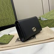 Colestore Gucci Wallet Leather Black 7.5 x 11 x 2 cm - 5