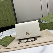 Colestore Gucci Wallet Leather White 7.5 x 11 x 2 cm - 1