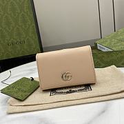 Colestore Gucci Wallet Leather Beige 7.5 x 11 x 2 cm - 1