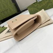 Colestore Gucci Wallet Leather Beige 7.5 x 11 x 2 cm - 6