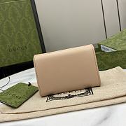 Colestore Gucci Wallet Leather Beige 7.5 x 11 x 2 cm - 4
