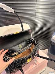 Colestore Miu Miu Matelassé Nappa Leather Shoulder Bag Women Black 28 x 17 cm  - 6