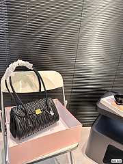 Colestore Miu Miu Matelassé Nappa Leather Shoulder Bag Women Black 28 x 17 cm  - 4