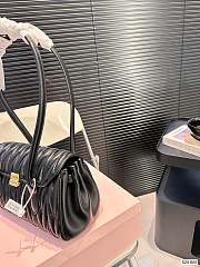 Colestore Miu Miu Matelassé Nappa Leather Shoulder Bag Women Black 28 x 17 cm  - 2