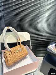 Colestore Miu Miu Matelassé Nappa Leather Shoulder Bag Women Beige 28 x 17 cm  - 1