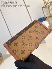 Colestore Louis Vuitton LV Dauphine Woc Monogram Canvas Brown 10 x 2 x 19 cm  - 5