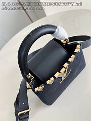 Colestore Louis Vuitton Mini Capucines Suede Black 21x14x8 cm - 3