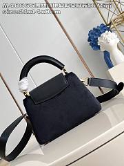 Colestore Louis Vuitton Mini Capucines Suede Black 21x14x8 cm - 5