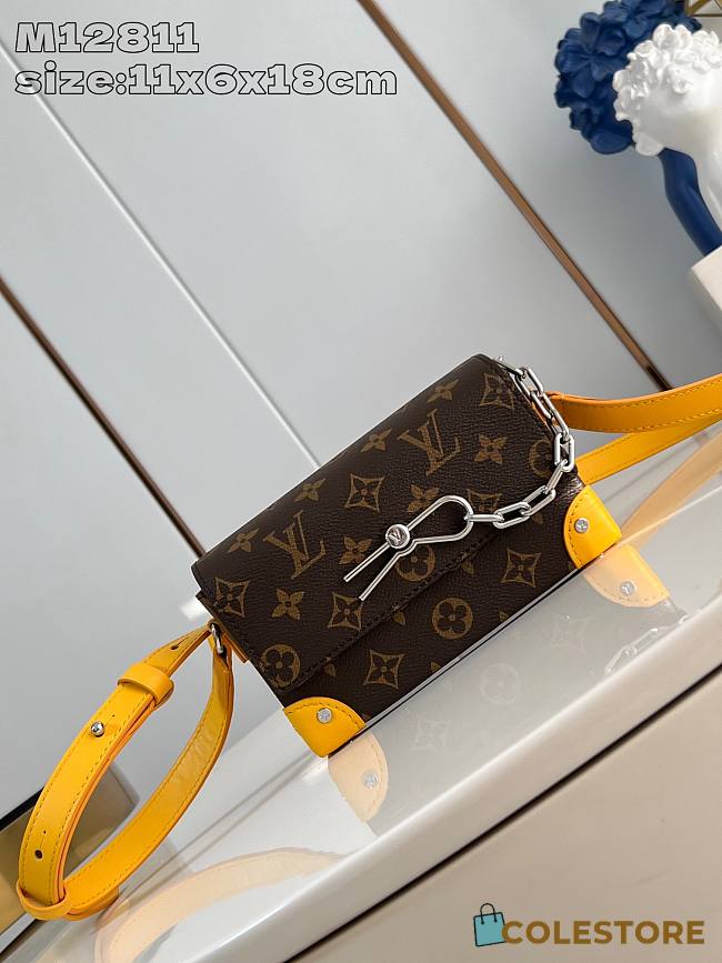 Colestore Louis Vuitton Steamer Yellow Monogram 18 x 11 x 6.5 cm - 1