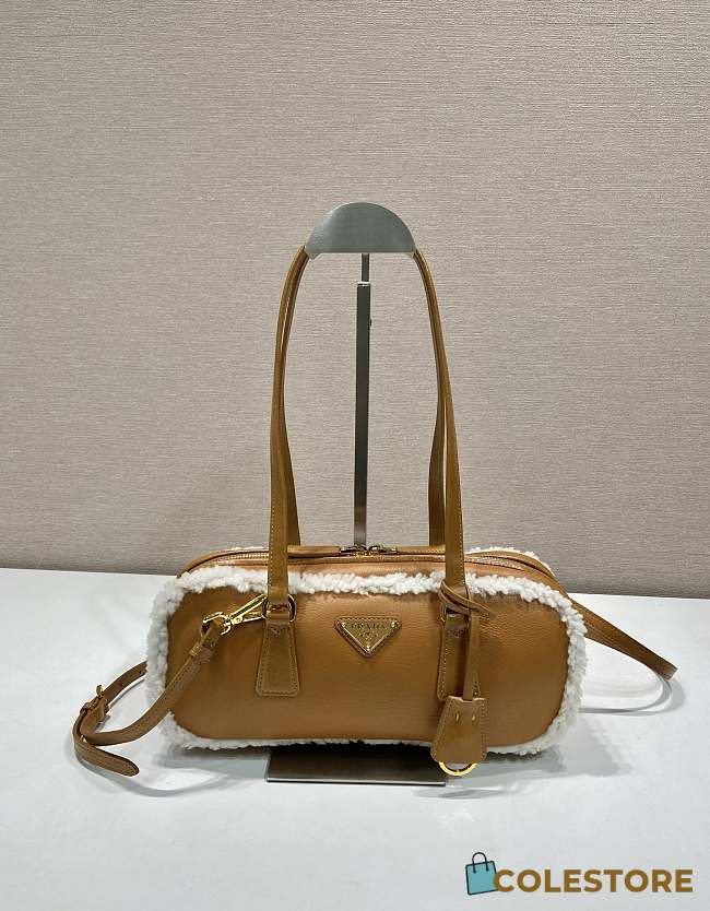 Colestore Prada medium shearling leather tote Bag 27 x 12 x 6cm - 1