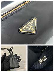 Colestore Prada Medium Re-Nylon and leather shoulder bag with padlock Black 27 x 12 x 10.5cm - 2