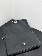 Colestore Balenciaga Women's Bb Soft Large Flap Bag in Black 36cm*23.8cm*3cm - 5
