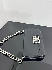 Colestore Balenciaga Women's Bb Soft Flap Bag in Black 14cm*23cm*3cm - 5