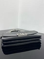 Colestore Balenciaga Women's Bb Soft Flap Bag in Black 14cm*23cm*3cm - 3