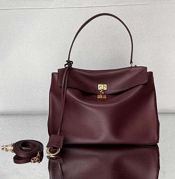 Colestore Balenciaga Women's Rodeo Handbag In Rouge 35 x 23 x 11cm