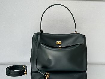 Colestore Balenciaga Women's Rodeo Handbag In Green 35 x 23 x 11cm