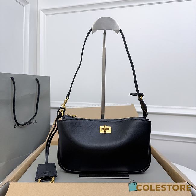 Colestore Balenciaga Rodeo Leather Black 22 x 11.9 x 12.7 cm - 1