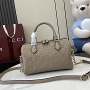 Colestore GUCCI GG Emblem Top Handle Bag Dover 25.5 x 16 x 14 cm - 1