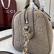 Colestore GUCCI GG Emblem Top Handle Bag Dover 25.5 x 16 x 14 cm - 4