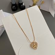 Colestore Dior Heart Necklace Gold - 4